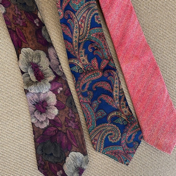Vintage Print Ties Bundle Set of 3 - Picture 2 of 3